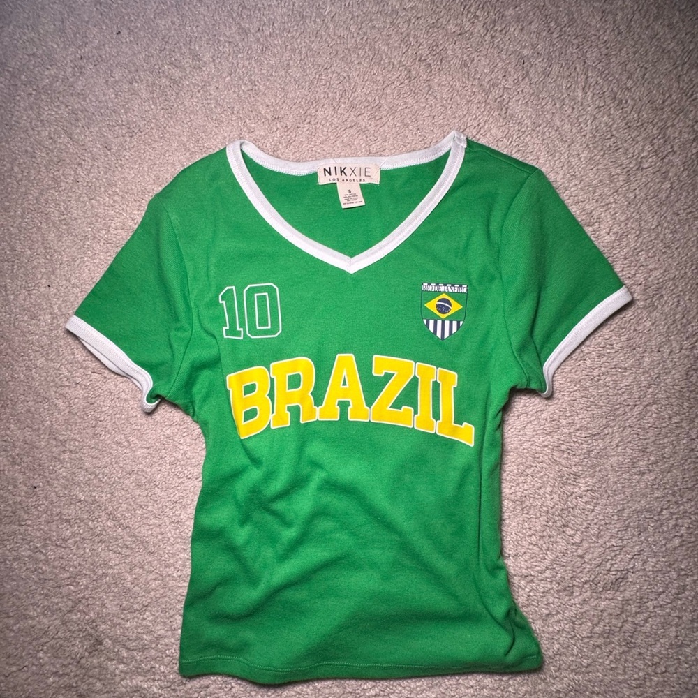 Soccer Brazil 10 Short Sleeve Soccer Tee